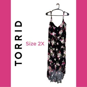 🌸 Torrid Floral Hi-Lo Maxi Dress | Size 2 (2X) 🌸